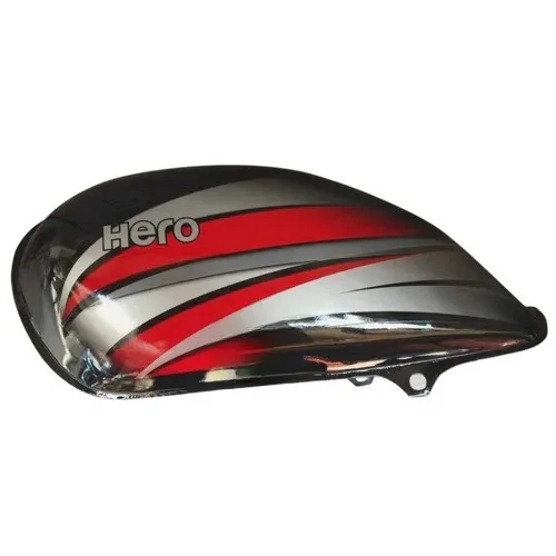 Ensons Petrol Tank for Hero Splendor Pro Black Red