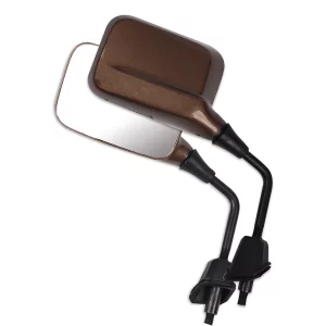 TVS iQube walnut brown mirror set