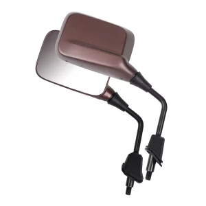 TVS iQube painted copper bronze mirror set