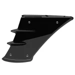side spoiler wings Yamaha R15 V3 gloss black gloss black finish