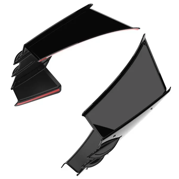 side spoiler wings Yamaha R15 V3 gloss black aerodynamic design