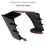 side spoiler wings Yamaha R15 V3 gloss black perfect fit installation
