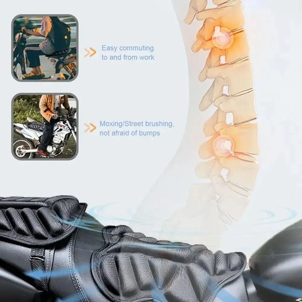 3D motorcycle cushioned seat cover ventilated universal motorcycles ventilation system