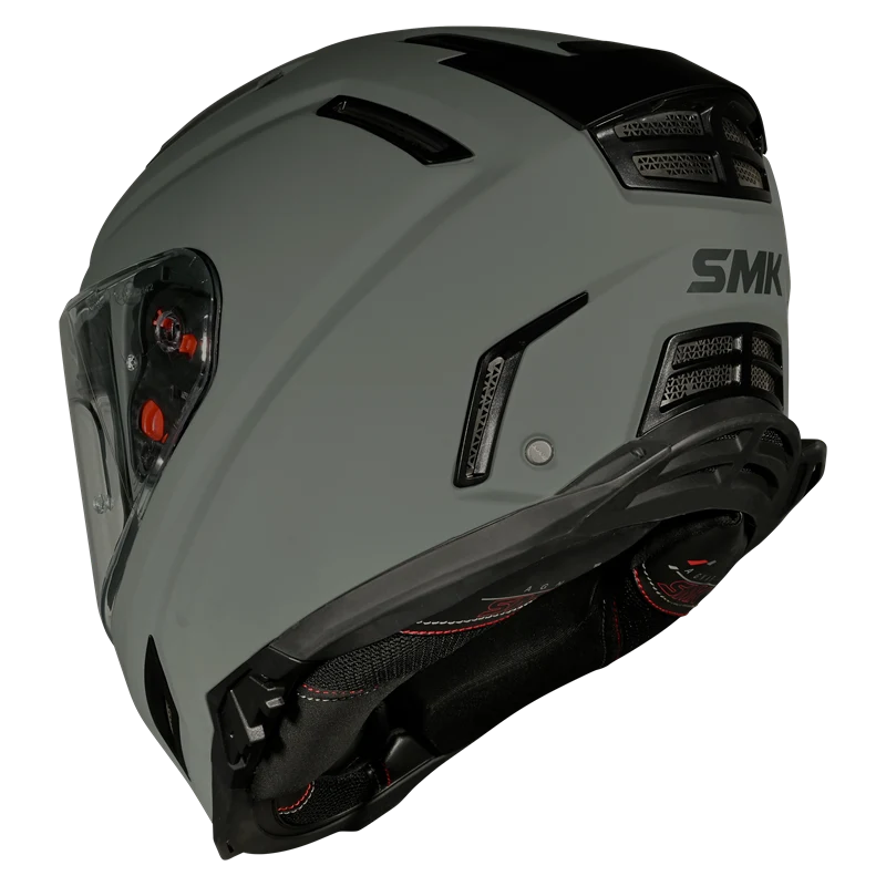 AGNAR-SOLID-NARDO-GREY-MA-600-3 SMK Agnar Solid Nardo Grey MA 600 helmet full face protection front view