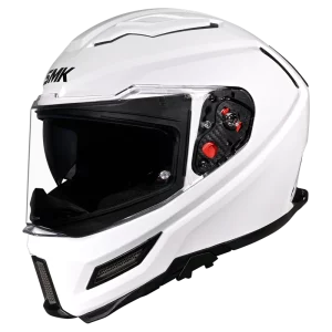 SMK Agnar Solid White GL 100 helmet ECE DOT ISI certification