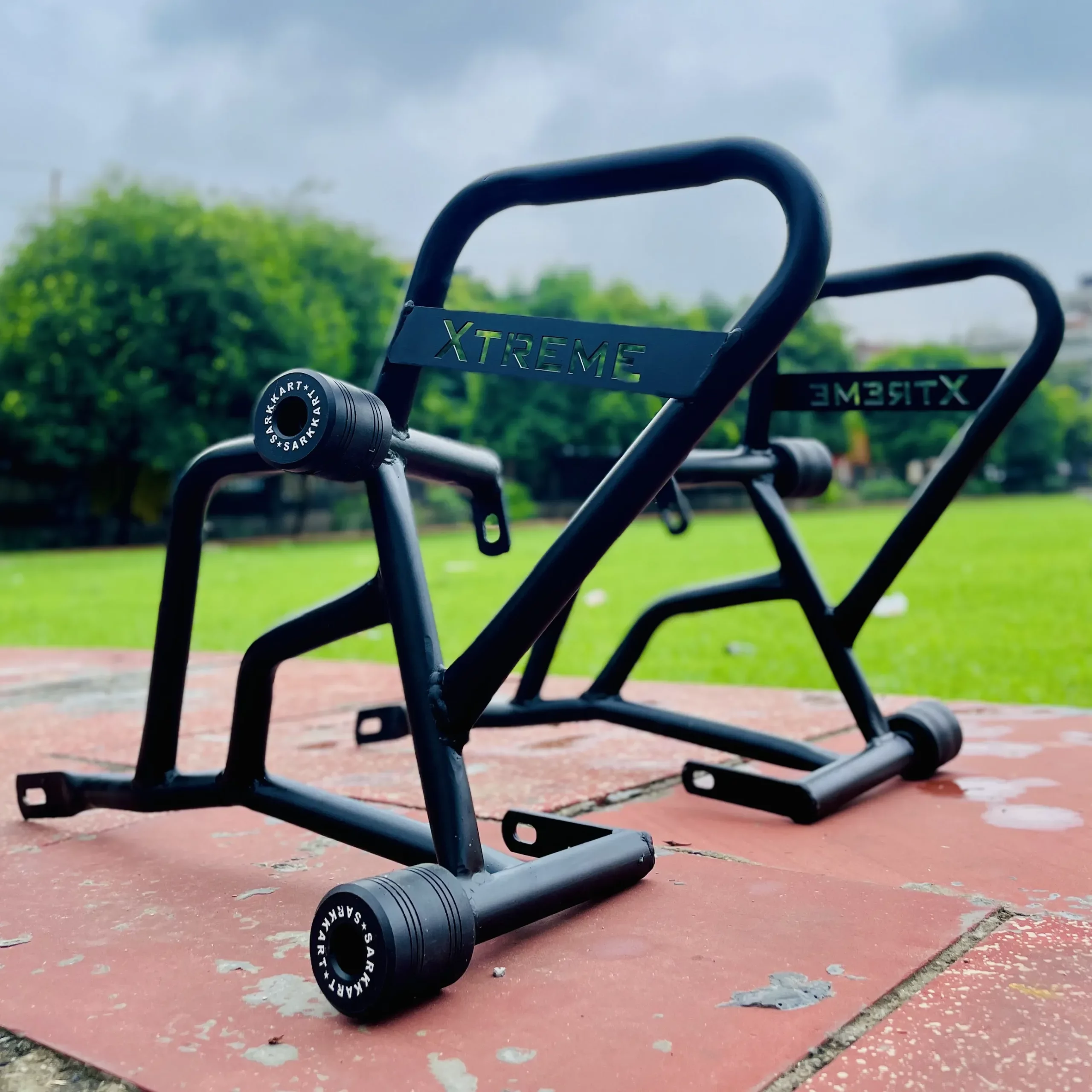 IMG_7490_result_result Hero Xtreme 250 crashguard with sliders premium heavy duty installation