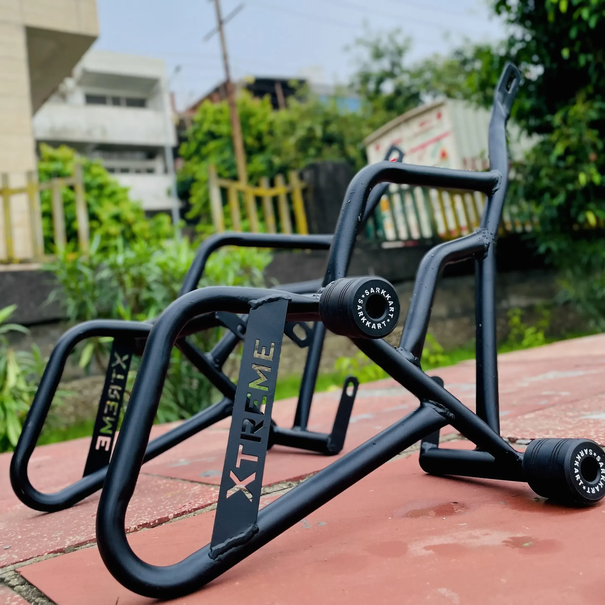 IMG_7498_result_result Hero Xtreme 250 crashguard with sliders premium impact protection demonstration