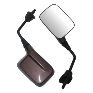 TVS iQube copper bronze glossy mirror set