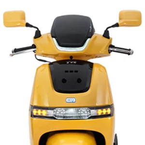 TVS iQube lucid yellow mirror set