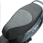 TVS iQube black grey seat cover textured grip surface feature