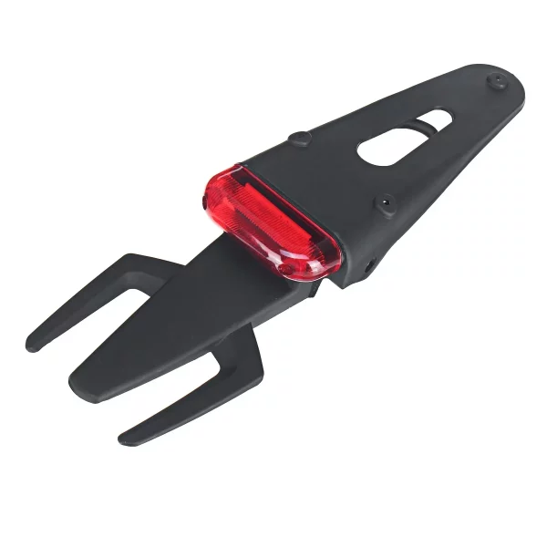 Motorcycle Rear Fender Red LED Brake Stop Tail Light - Universal