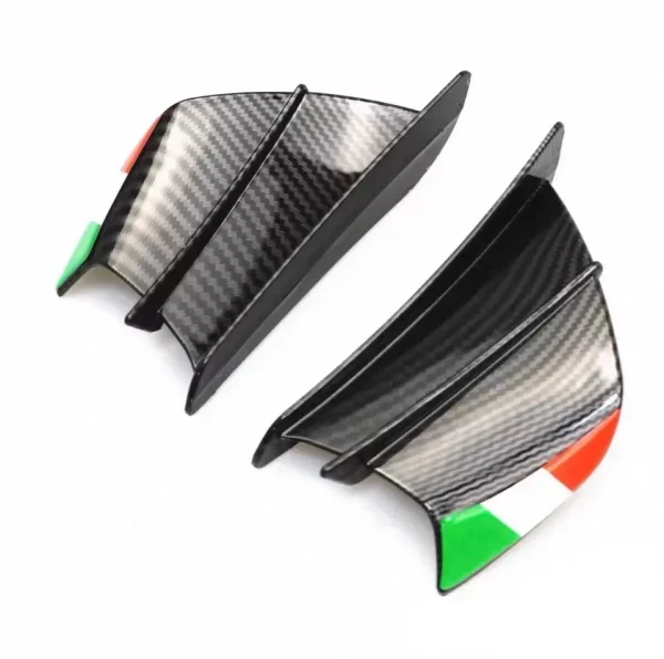 front winglets side wing spoiler fairing Suzuki GSXR1000 GSXR600 aerodynamic design