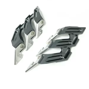 CNC Front Fork Fender Side Mudguard Sliders Yamaha R15 V3 V4 Grey