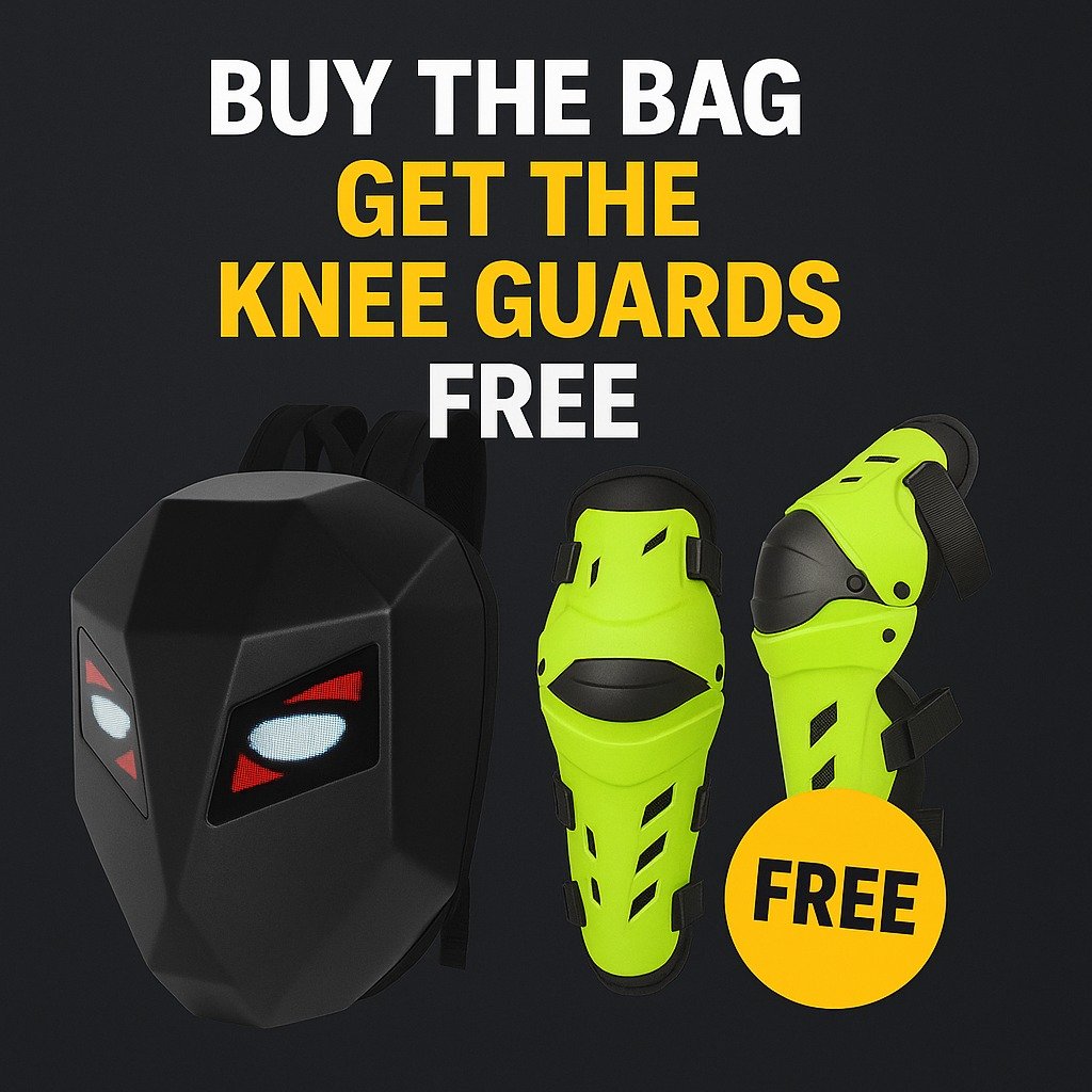 This Festive Season, Double the Safety! Free Bionic Knee Guard with LED Backpack!