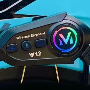 Bluetooth For Helmet | 1 year warranty | Motorcycle Headset | Bluetooth 5.3 | IPX6 Waterproof  | AI Voice Assistant | 13H Continues Playtime