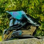 moto 4 with bluetooth double visor black