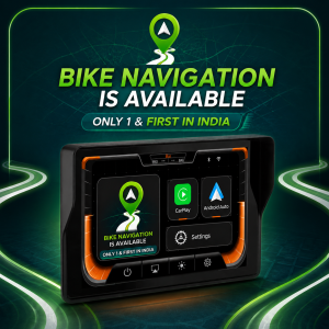 Sarkkart 5 Inch Display C5 - Motorcycle Android Screen Full HD with Android auto/ Apple Carplay
