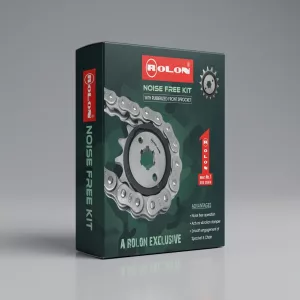 Himalayan 450 Rolon Chain Kit SOR 432NF – Normal O-Ring Chain & Sprocket Set (15T/47T, 116 Links) for Smooth Power Transmission & Durability