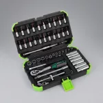 Kit 51 Pieces 14 Inch Drive Socket Set (1)