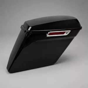 Sarkkart Super Meteor 650 Side Pannier Box – Hard Shell Motorcycle Saddle Bag with Lock Black