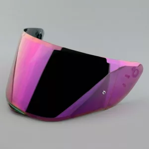 Vega Bolt Iridium Red Visor – Scratch Resistant UV Protection Helmet Face Shield with Anti-Glare Finish